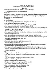 Bài kiểm tra Phương pháp dạy từ và câu môn Phương pháp dạy học tiếng Việt ở Tiểu học | Đại học Đồng Tháp