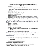 Đề cương môn Tư tưởng Hồ Chí Minh - Trường Đại học lao động -  xã hội