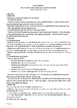 Giáo án môn Sinh học 10 Kết nối tri thức học kì 1 rất hay