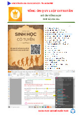 Tổng hợp quy luật di truyền | Sinh học 12