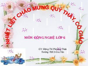 Bài 3: Ngôi nhà thông minh | Bài giảng PowerPoint Công Nghệ 6 | Kết nối tri thức