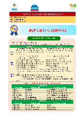 Hợp Chất Carbonyl - Carbonxylic Acid | Hóa Học