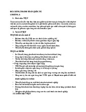 Đề cương Môn Thanh toán quốc tế | Đại học Kinh tế và Quản trị kinh doanh, Đại học Thái Nguyên