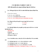 Đề cương môn đường lối đảng cộng sản việt nam- Trường Đại học bách khoa - Đại học đà nẵng.