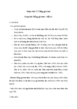 Tiếng gà trưa | Soạn văn 7 Cánh diều