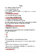 Đề cương môn Triết học Mac Lê nin  - trường đại học Thủy lợi.