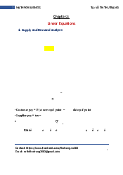 Midterm revision - Math for business | Trường Đại học Quốc tế, Đại học Quốc gia Thành phố HCM