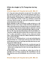 Kể lại câu chuyện Lý Tự Trọng chọn lọc hay nhất