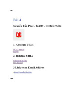 Bài Tập: Phân Tích và Thiết Kế Hệ Thống | Môn Ngôn ngữ mô hình hóa - Đại học Cần Thơ