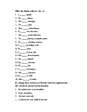 Tổng hợp bài tập tiếng anh cơ bản 2 | Học viện tài chính