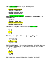 Đại cương công đoàn - Quản trị nhân lực | Trường Đại Học Công Đoàn