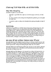 Tài liệu Chương 3 - Số Hiện Mắc và Số Mới Mắc | Dịch Tễ Học