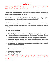 Tóm tắt nội dung triết học cơ bản môn Triết học Mác - Lênin | Trường Đại học Khoa học Tự nhiên, Đại học Quốc gia Thành phố Hồ Chí Minh