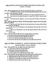 200 câu trắc nghiêm Giáo dục quốc phòng- Trường đại học Văn Lang