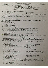 Đề thi cuối kỳ học phần Sinh học đại cương 2 năm 2024 - 2025 | Trường Đại học Khoa học tự nhiên, Đại học Quốc gia Thành phố Hồ Chí Minh