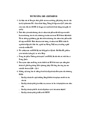 Một số câu hỏi ôn tập môn Tư Tưởng Hồ Chí Minh | Đại học Văn Lang