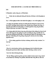 TỔNG HỢP ĐỀ THI VÀ CÂU HỎI GIẢI THÍCH ĐÚNG SAI - Môn Kinh tế vĩ mô - Đại Học Kinh Tế - Đại học Đà Nẵng