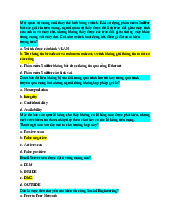 Hướng dẫn và câu hỏi ôn tập Chuyên sâu | Môn Dữ liệu lớn - Đại học Sư phạm Kỹ thuật Thành phố Hồ Chí Minh