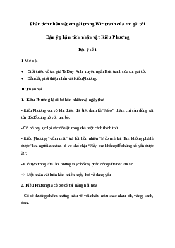 Văn mẫu lớp 6: Phân tích nhân vật em gái trong truyện Bức tranh của em gái tôi | Kết nối tri thức