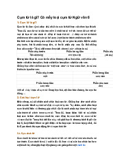 Cụm từ là gì? Có mấy loại cụm từ Ngữ văn 6