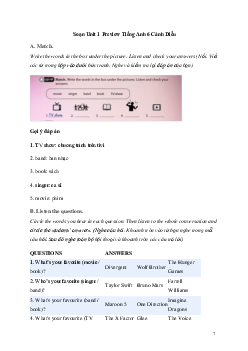 Tiếng Anh 6 Unit 1: Preview | Explorer English