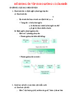 Đề Cương Ôn Tập CK Đo Lường Và Cảm Biến | Trường Đại học Bách Khoa - Đại học Đà Nẵng