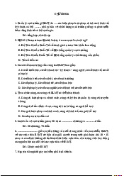 Bài tập Chương 6 - Môi trường đại cương | Trường Đại học Khoa học Tự nhiên, Đại học Quốc gia HCM