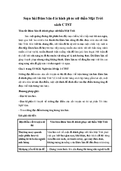 Soạn bài Đăm Săn đi chinh phục nữ thần Mặt Trời Ngữ Văn 10 sách Chân Trời Sáng Tạo