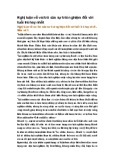 Nghị luận về vai trò của sự trải nghiệm đối với tuổi trẻ hay nhất