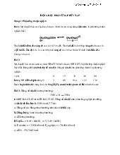 Dạng 1: Phản ứng thuận nghịch | Tài liệu môn Hóa lý 2 | Đại học Bách khoa hà nội