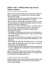 Al2O3 + H2O → Al(OH)3 | Phản ứng hóa học Al2O3 ra Al(OH)3