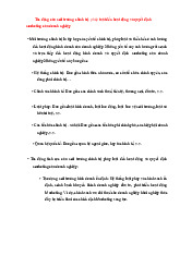 Tác động của môi trường chính trị-pháp luật đến Marketing doanh nghiệp môn Triết học Mác - Lênin | Trường đại học Mở Hà Nội