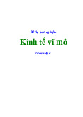 Đề thi trắc nghiệm - Căn bản kinh tế vi mô | Trường Đại Học Duy Tân