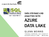 Azure Data Lake_SQLSAT_Singapore| Tài liệu tham khảo môn quản trị dữ liệu và trực quan hóa| Trường Đại học Bách Khoa Hà Nội