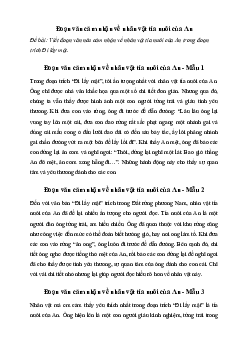 Văn mẫu lớp 7: Đoạn văn cảm nhận về nhân vật tía nuôi của An trong đoạn trích Đi lấy mật | Kết nối tri thức