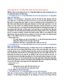 Văn mẫu lớp 6 Chân trời sáng tạo bài Cảm nhận của em về vẻ đẹp thiên nhiên của một mùa trong năm