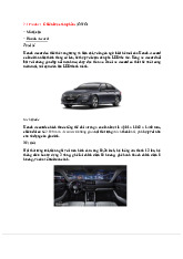 Tiểu luận Chiến lược sản phẩm (Ô TÔ) môn Quản trị học - Trường Đại học Văn Hiến.