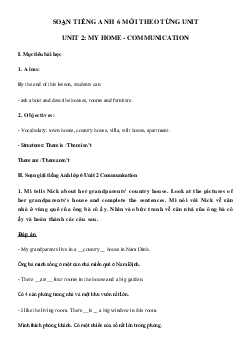 Tiếng Anh lớp 6 unit 2 Communication