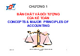 Bài giảng Chương 1: Bản chất và đối tượng của kế toán - Nguyên Lý Kế Toán | Trường Đại học Tôn Đức Thắng