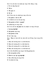 Bài 10: Trao Đổi Chất Qua Màng Tế Bào - Bài tập về nhà môn Sinh học 10