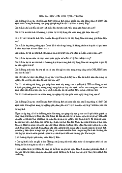 Liên hệ thực tiễn lịch sử đảng ?