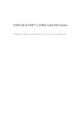 CASE Study UNIT 2 - Strategies for Dino Conti Ice Cream's Growth
