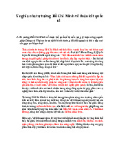 Ý Nghĩa Tư Tưởng Hồ Chí Minh Về Đoàn Kết Quốc Tế Trong Chính Sách Đối Ngoại | Môn Tư tưởng Hồ Chí Minh - Đại học Bách Khoa Hà Nội