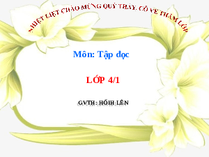 Giáo án điện tử Tiếng Việt 5 Tập đọc Cánh diều: Vẽ trứng