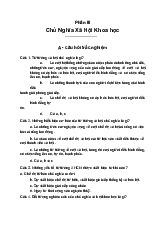 TOP Câu hỏi Trắc Nghiệm Môn Chủ nghĩa xã hội khoa học | Đại học Kinh Tế Quốc Dân
