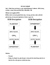 Ôn tập cuối kỳ môn An toàn và bảo mật thông tin | Học viện Công Nghệ Bưu Chính Viễn Thông