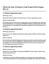 Kết bài mở rộng và không mở rộng Tả người thân trong gia đình em | Tiếng Việt 5