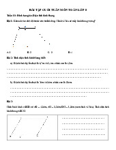 Bài tập cuối tuần môn Toán lớp 5 | Toán 5