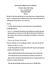 Đề bài. Sự khác nhau giữa tiền gửi có kì hạn, không kì hạn và tiền gửi tiết kiệmlà gì? Vì sao phải phân ra làm nhiều loại tiền gửi như vậy? Bảo hiểm tiền gửi làgì? Pháp hiện nay quy định ra sao về vấn đề này? môn Luật hành chính | Trường đại học Mở Hà Nội