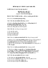 Đề thi học kỳ 1 môn Giáo dục công dân lớp 6 năm học 2024 - 2025 - Đề số 3 | Bộ sách Cánh diều